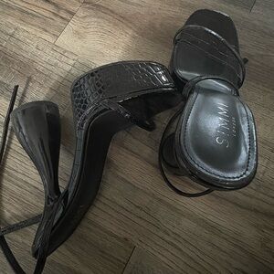 Black Strappy Heels